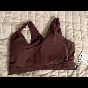 NWT Whitney Simmons x Gymshark V2 Sports Bra Chocolate